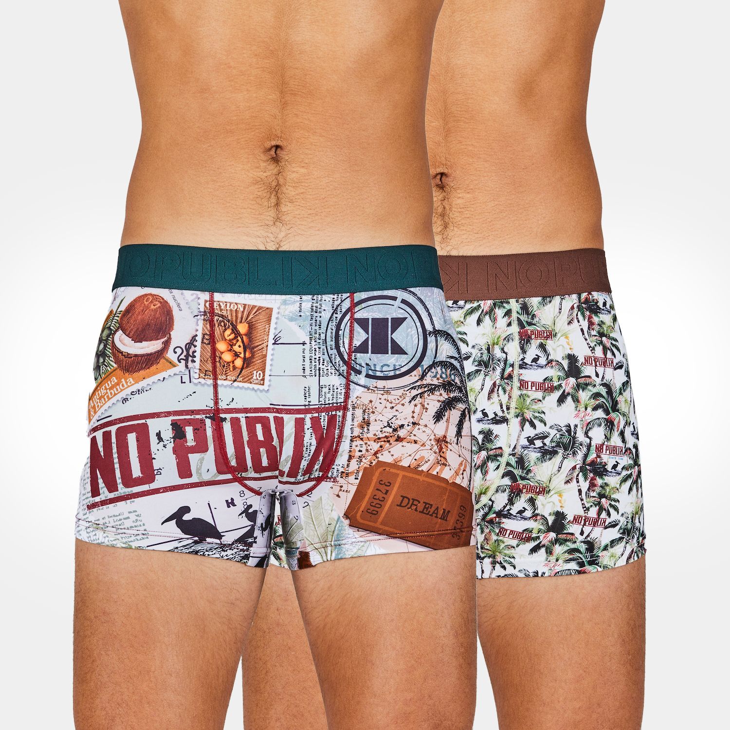 Lot de 2 Boxers Homme TRAVEL