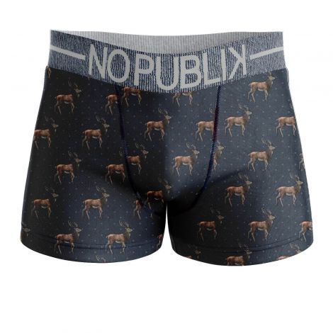 Boxer microfibre Snow Deer
