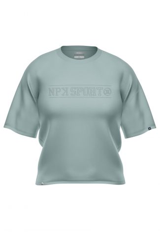 T-shirt Akita-Vert eau-S