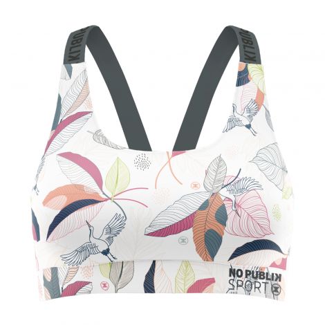 Brassière sport Chihiro-Blanc-S