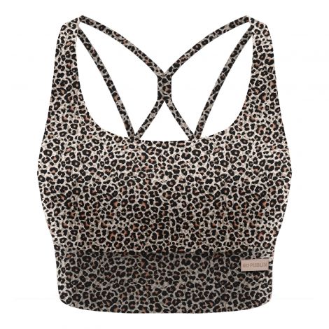 Brassière sport Féline-Marron-S