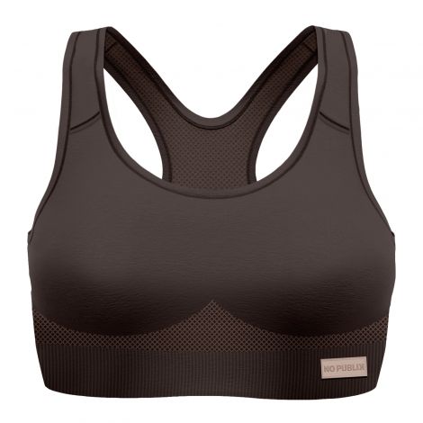 Brassière sport Ganache-Marron foncé-S/M