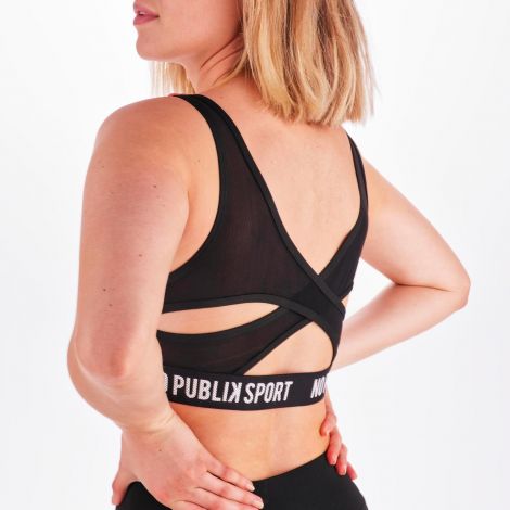 brassière sport bulma rose face