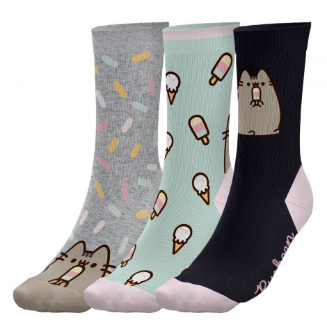 Chaussettes Pusheen Foodie (lot de 3)