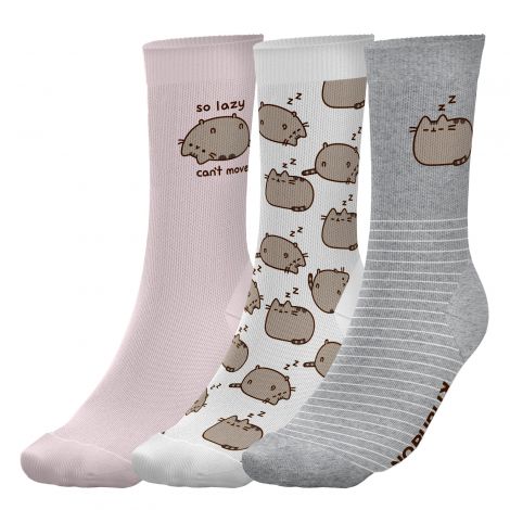 Chaussettes Pusheen Lazy Sleepy (lot de 3)