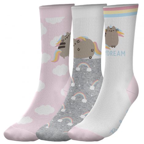 Chaussettes Pusheenicorn (lot de 3)