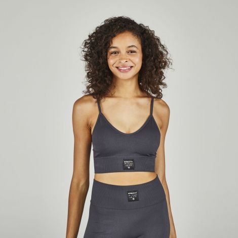 Brassière sport Gwen-Gris foncé-S/M