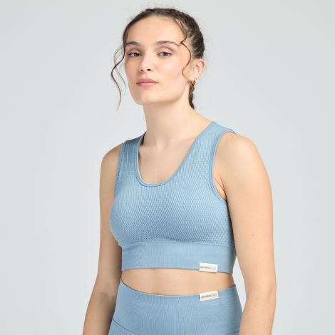 Brassière sport Iris-Bleu-S/M
