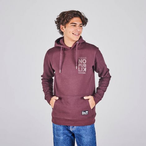 Hoodie Moon Bordeaux