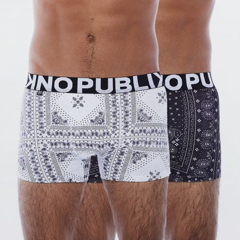 Lot de 2 boxers bandana face