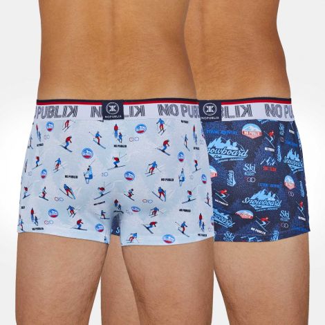 Lot de 2 boxers Vintage Ski