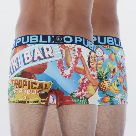 Lot de 2 boxers Vahiné face