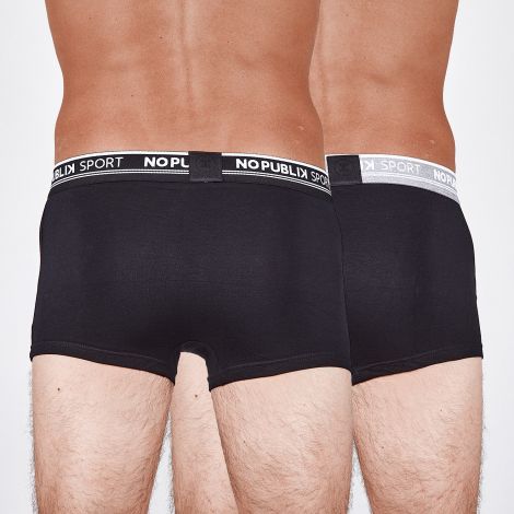 Lot de 2 boxers Basic face