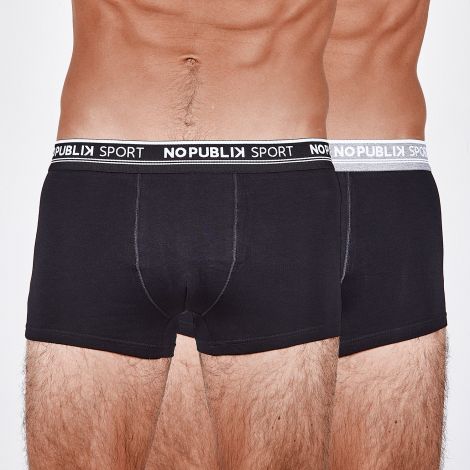 Lot de 2 boxers Basic face