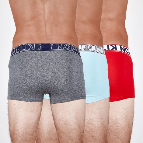 Lot de 3 boxers Riviera face