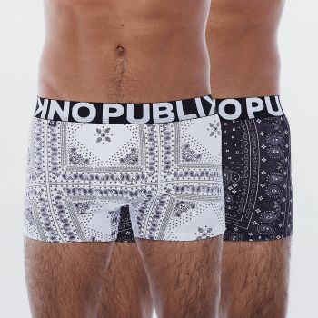 Lot de 2 boxers bandana face