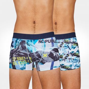 Lot de 2 boxers Alpin