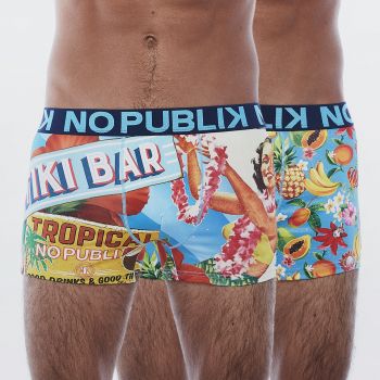 Lot de 2 boxers Vahiné face