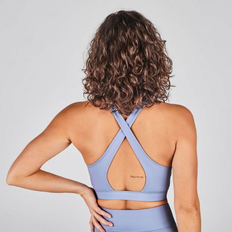 Brassière sport Falbala-Bleu-S