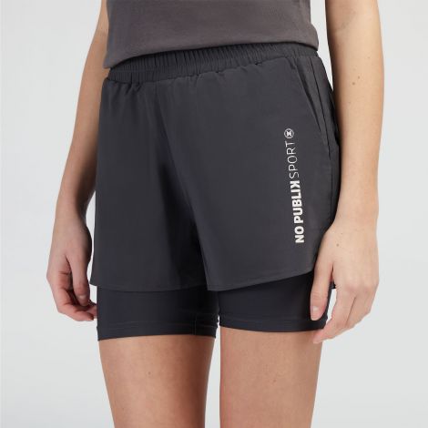 Short sport Delphine-Gris foncé-S