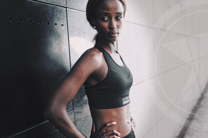 Brassiere sport femme Brooklyn Noire